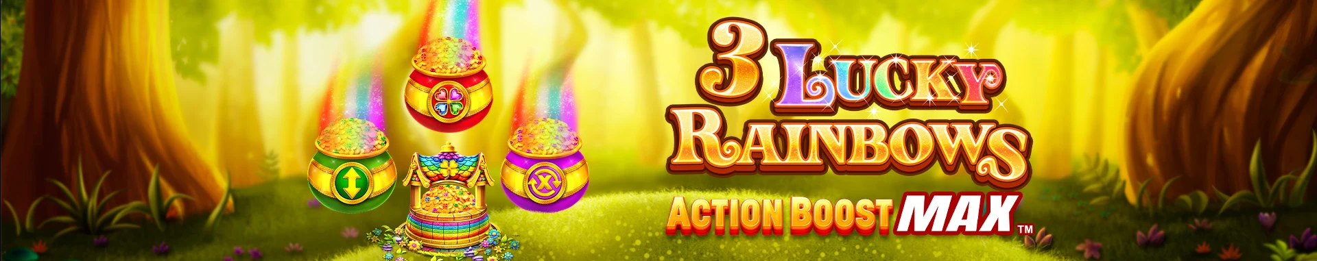 Tragaperras online 3 Lucky Rainbows Action Boost Max