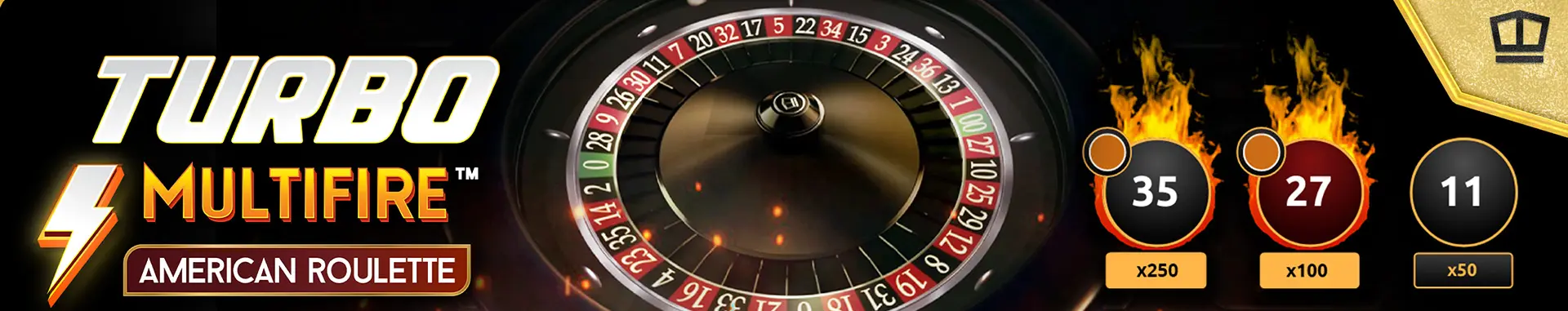 Ruleta online Turbo Multifire American Roulette