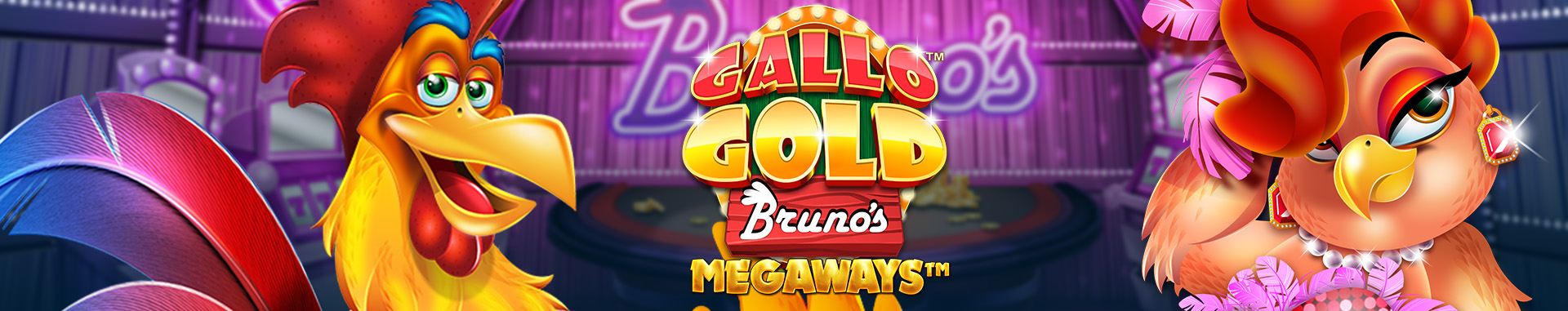 Tragaperras online Gallo Gold Bruno's Megaways
