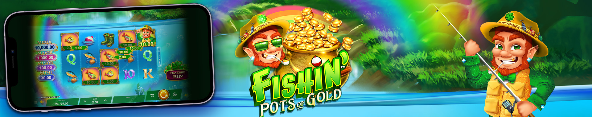 Tragaperras Online Fishin' Pots of Gold