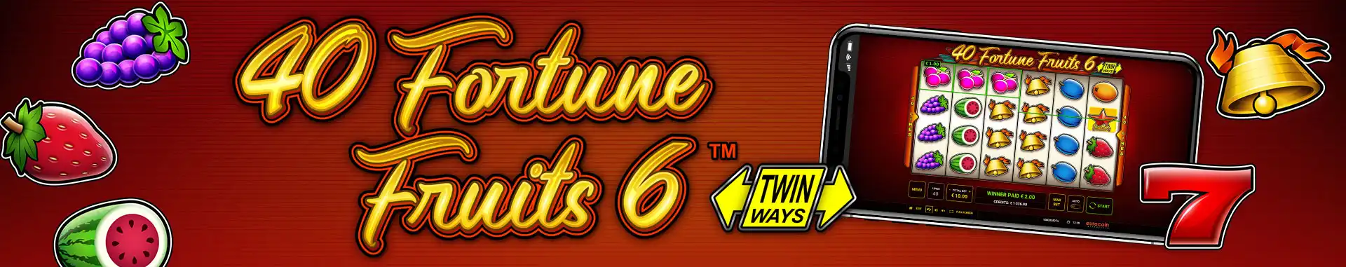 Tragaperras 40 Fortune Fruits 6