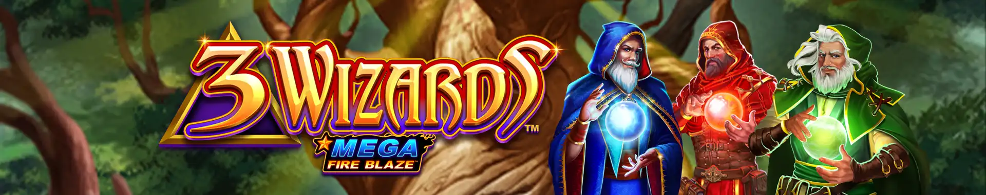 Tragaperras online Mega Fire Blaze: 3 Wizards